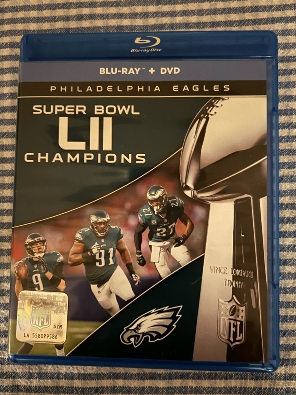 Philadelphia Eagles Super Bowl LII Champions Blu-ray / DVD Combo